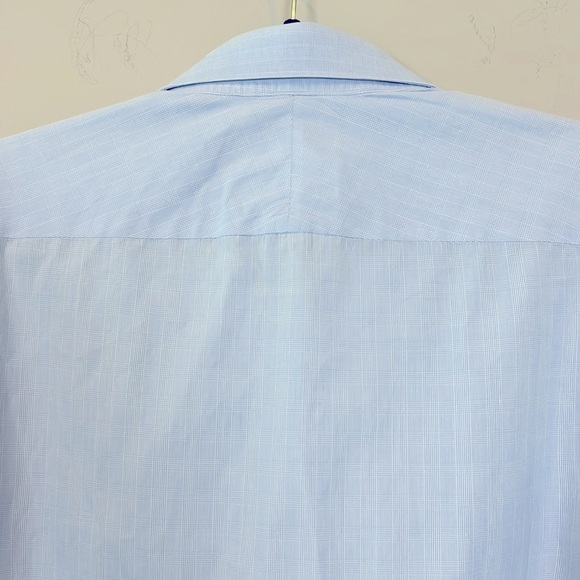 Thomas Pink Men's Dress Shirt Light Blue French Cuff Button Down 15.5 - Picture 8 of 8